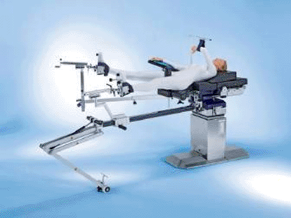 Image: The MIS extension device (Photo courtesy of Maquet).